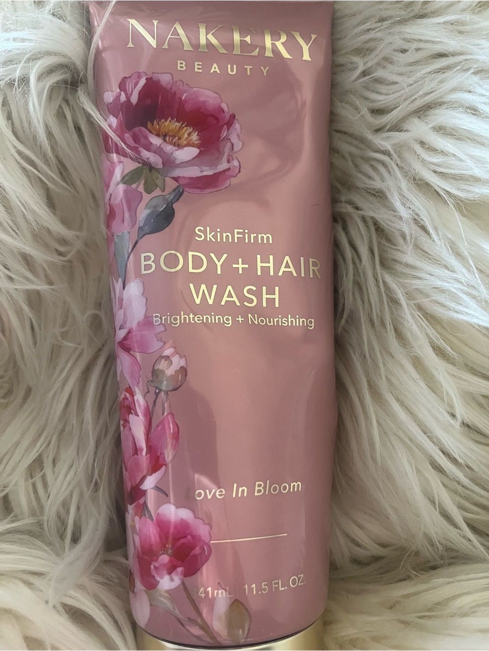 Nakery Beauty SkinFirm Body + Hair Wash — Pink Brightening Wash